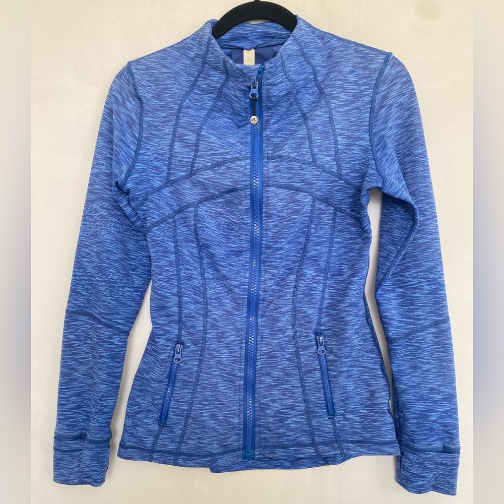 Lululemon Define Jacket *Luon Blue Purple Space Dye - Size 8